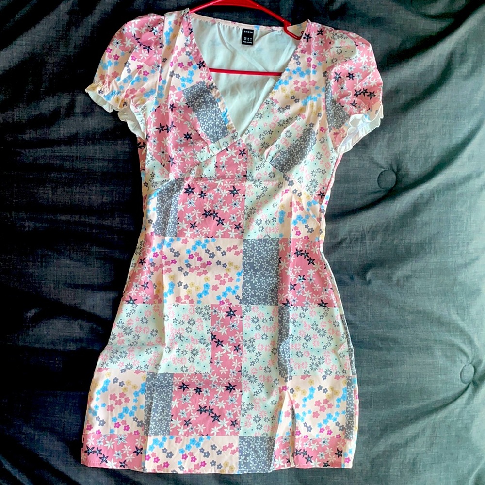 Pattern Pink Dress